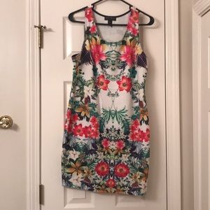 Floral bodycon dress